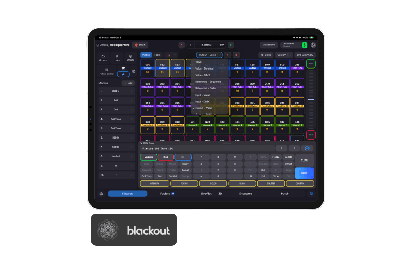 iPad Pro 含BlackOut軟體（2U+MIDI+LivePlot）（含Cage）